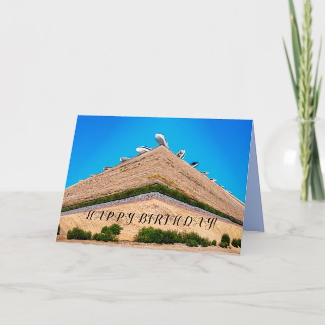 Tarjeta Un cargamento de deseos de cumpleaños en camino. (Anverso)