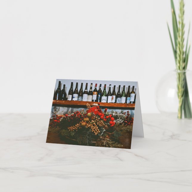 Tarjeta Un centro de mesa de Navidades (Anverso)
