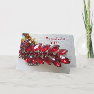 Tarjeta Un chiste gentil sobre ser mayor - o "vintage"