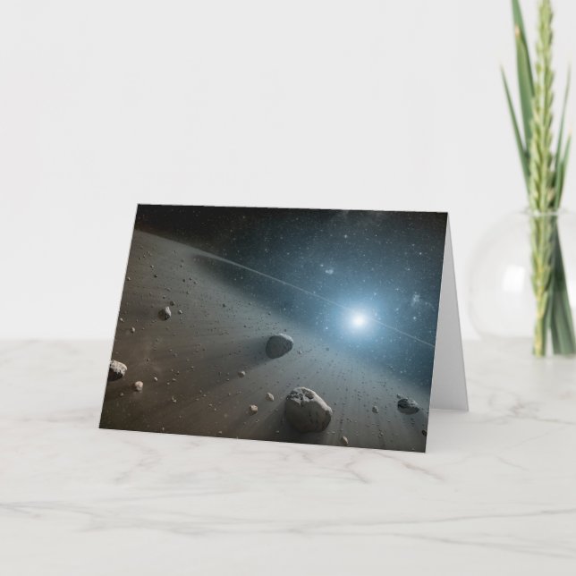 Tarjeta Un Cinturón De Asteroides Alrededor De La Luminosa (Anverso)