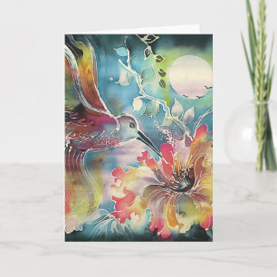 Tarjeta Un Colibrí