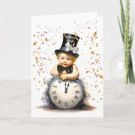 Tarjeta Un comienzo de año nuevo