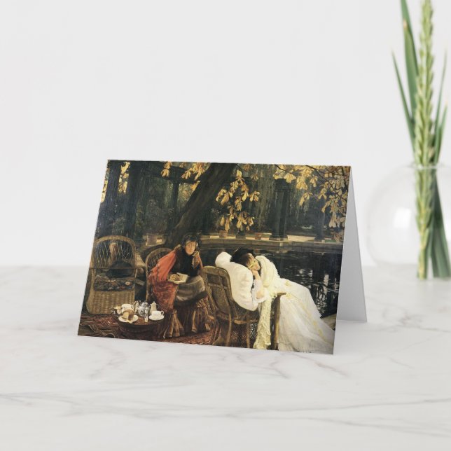 Tarjeta Un convaleciente - James Tissot - Arte Antiguo (Anverso)