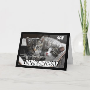 Tarjeta Un corazón divertido para el hijo del bebé animal