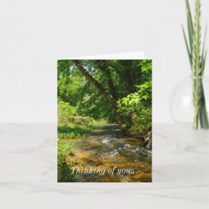 Tarjeta Un Creek De País Pensando En Ti