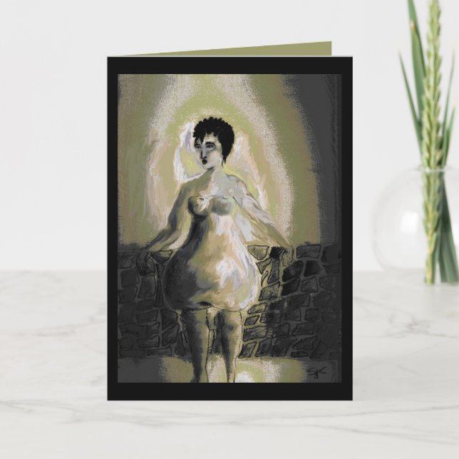 Tarjeta Un cuerpo en forma de pera (Anverso)