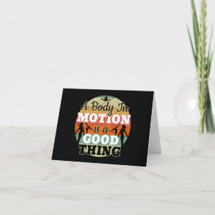 Tarjeta Un cuerpo en movimiento - La mentalidad de la gimn
