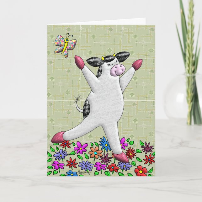 Tarjeta Un cumpleaños hermoso (Anverso)