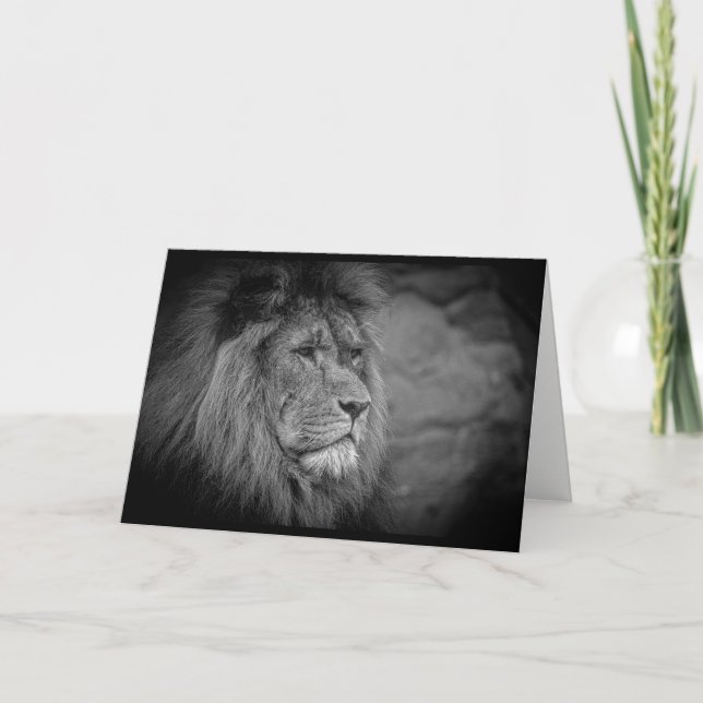 Tarjeta Un cumpleaños Leo (Anverso)
