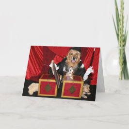 Tarjeta Un cumpleaños mágico para los trucos