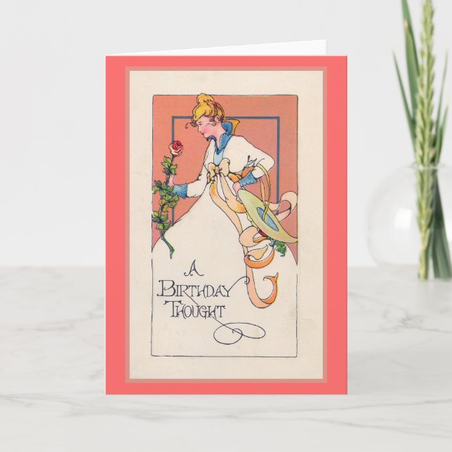 Tarjeta "Un cumpleaños pensado " (Anverso)