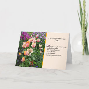 Tarjeta Un Deseo De Cumpleaños Para Ti, Amigo