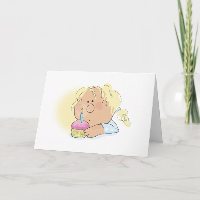 Tarjeta Un deseo del cumpleaños (Anverso)