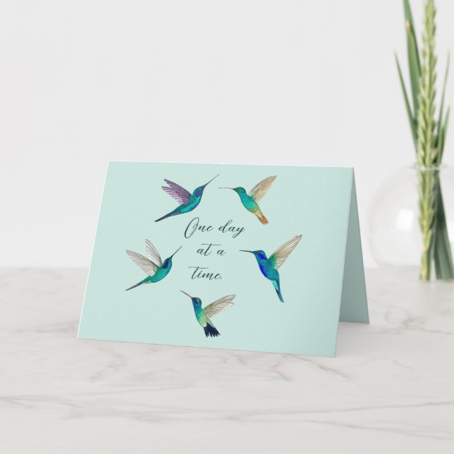 Tarjeta Un día a la vez (Anverso)