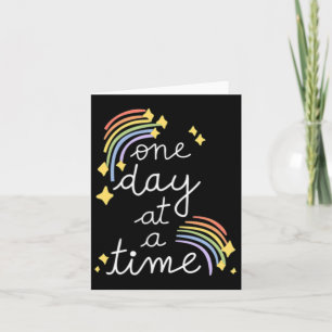Tarjeta Un Día A La Vez Problemas De Salud Mental Inspirat