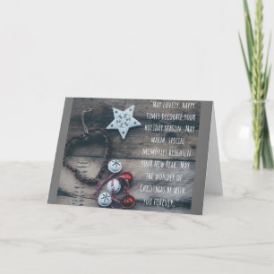 TARJETA UN "DÍA FESTIVO MUY ESPECIAL" ES EL DESEO PARA "US