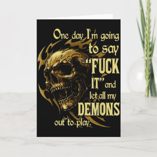 Tarjeta Un Día Voy A Decirlo Por Ello Y Dejar Todos Mis De