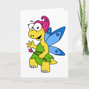 Tarjeta Un dinosaurio de Fairysaur Personalizado.