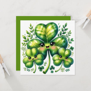 Tarjeta Un diseño festivo del Día de San Patricio