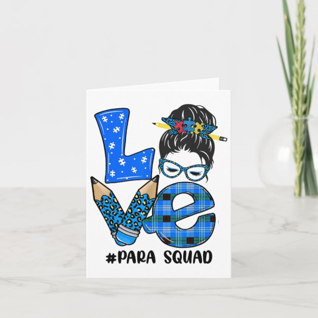 Tarjeta Un divertido amor desordenado para squad rompe el  (Anverso)