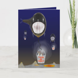 Tarjeta Un Dragonfish Halloween