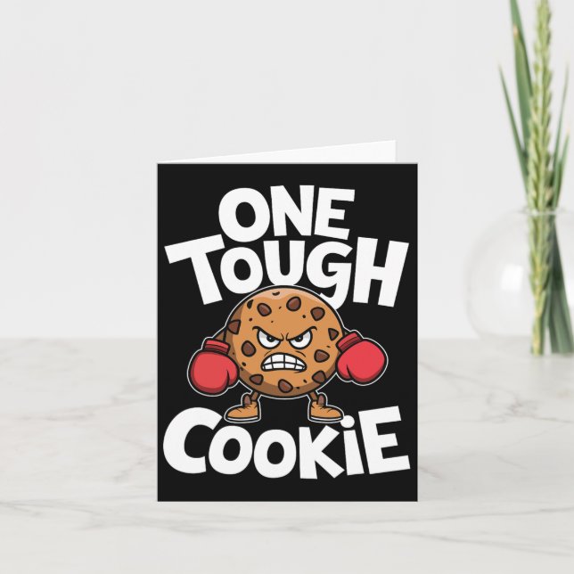Tarjeta Un duro Boxeador Cookie Boxeo Gracioso Cookie Love (Anverso)