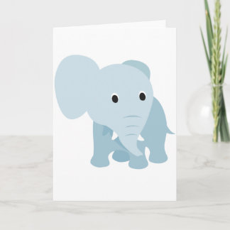 Tarjeta Un elefante pequeño