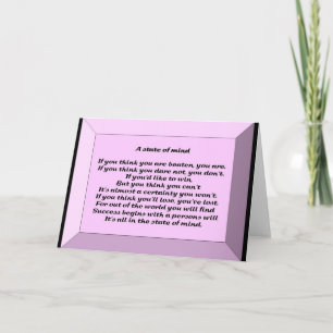 Tarjeta Un estado de ánimo