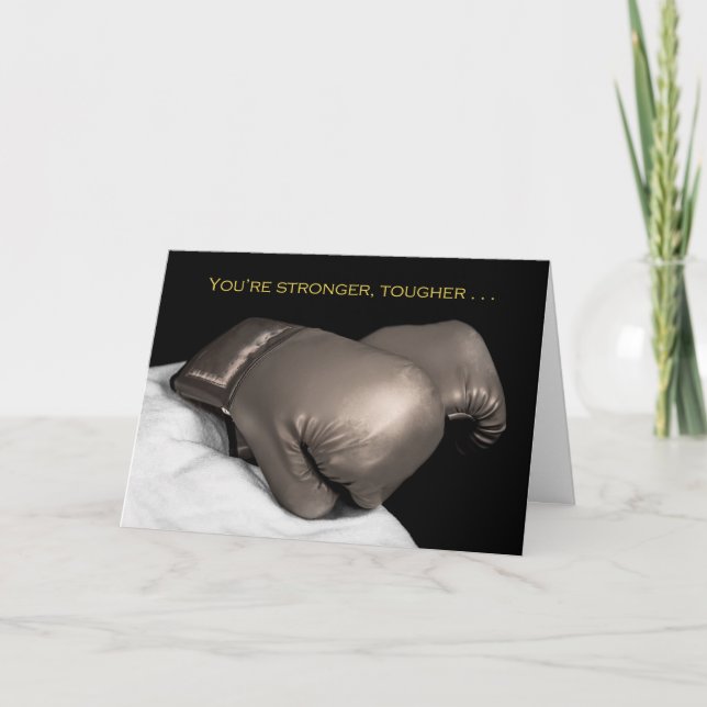 Tarjeta Un estímulo más fuerte, más duro, tenaz del cáncer (Anverso)