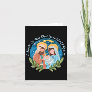 Tarjeta Un estremecimiento de esperanza. El cansado mundo