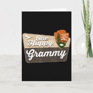Tarjeta Un Feliz Campamento de Grammy Decoración de Cumple