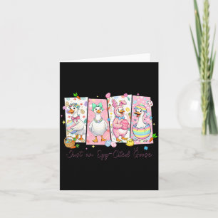 Tarjeta un ganso citado huevo divertido para niñas mujeres