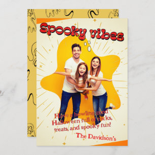 Tarjeta Un gatillo lindo salta un saludo divertido