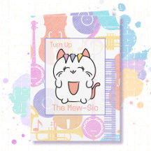 Un gato lindo Personalizado cumpleaños divertido d