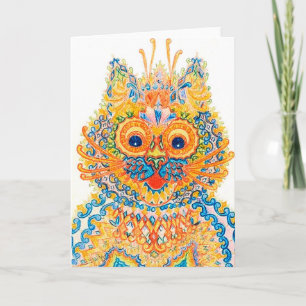 Tarjeta Un Gato Oído, Louis Wain