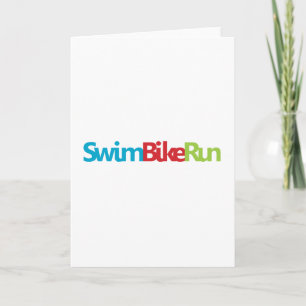 Tarjeta Un gran regalo de Triatlón para tu amigo o familia