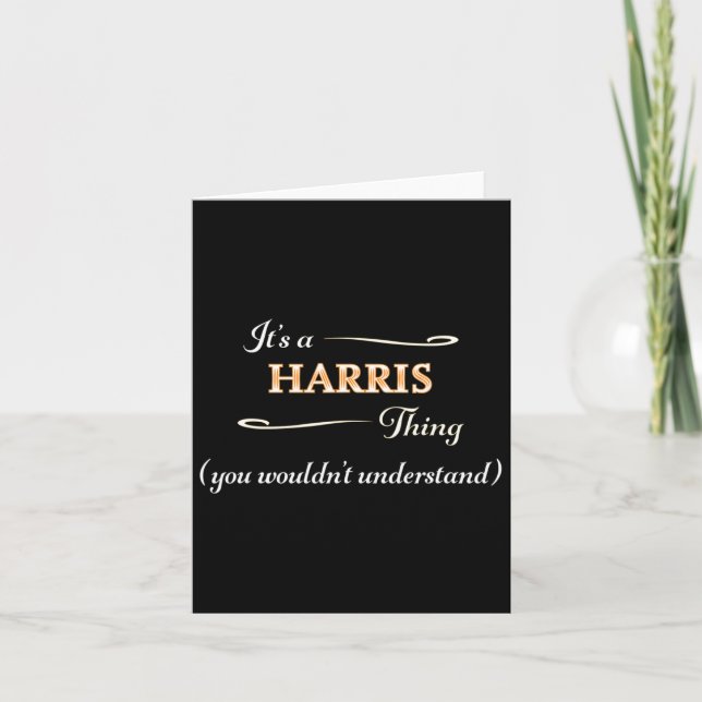 Tarjeta Un Harris Thing Kamala Harris 2024 Anti Tr (Anverso)