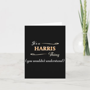 Tarjeta Un Harris Thing Kamala Harris 2024 Anti Tr