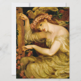 Tarjeta Un hechizo del mar (por Dante Gabriel Rossetti)