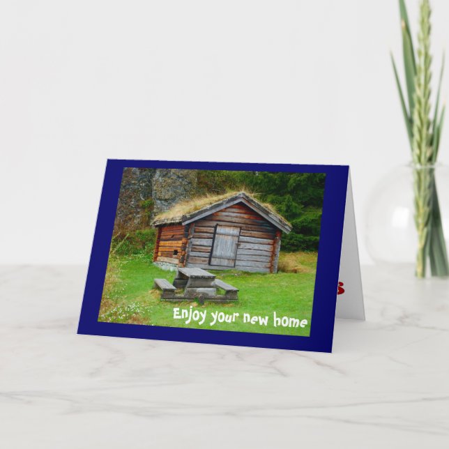 Tarjeta Un hogar en las montañas (Anverso)