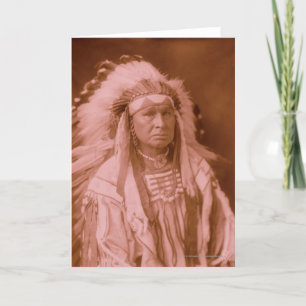 Tarjeta Un hombre blanco lo maneja - cuervo