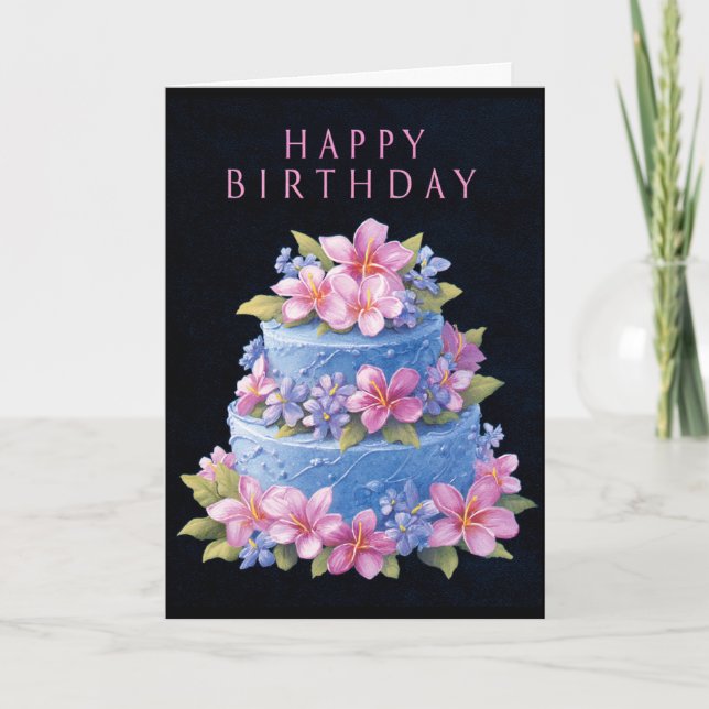 Tarjeta Un Jardín De Deseos De Cumpleaños (Anverso)