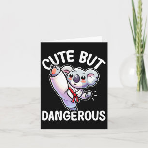 Tarjeta Un Karate lindo pero peligroso Taekwondo Koala Kar