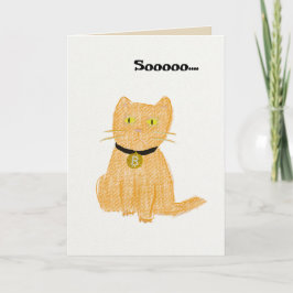 Tarjeta Un Kitty Bitcoin, ¡Feliz Cumpleaños!