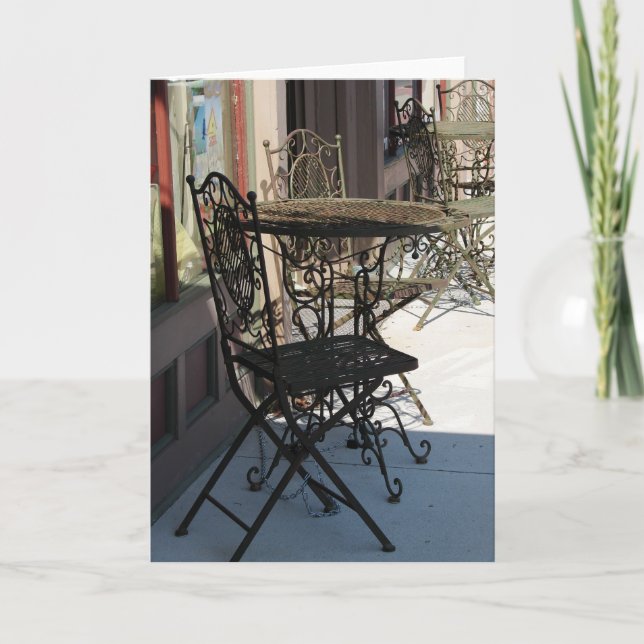 Tarjeta Un Lugar Donde Sentarse (Anverso)