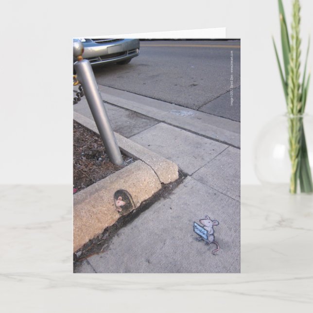 Tarjeta un mensaje importante (Anverso)