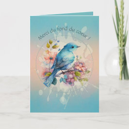 Tarjeta Un merci tendre aux couleurs d’aube