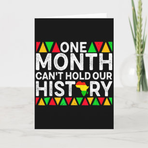 Tarjeta Un Mes No Puede Contener Nuestra Historia Africana