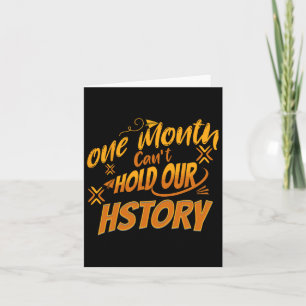 Tarjeta Un mes no puede contener nuestra historia, el Blac