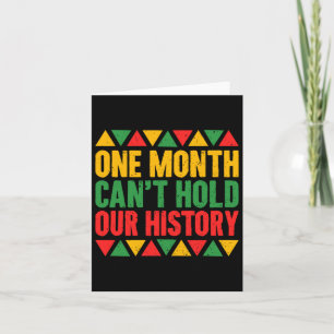 Tarjeta Un mes no puede tener nuestra historia - África Am